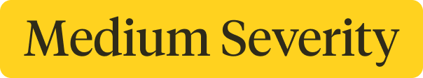 Medium Severity severity